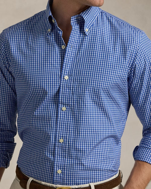 Ralph Lauren Classic Fit Plaid Poplin Shirt