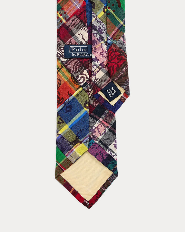 Ralph Lauren Plaid Patchwork Cotton Tie