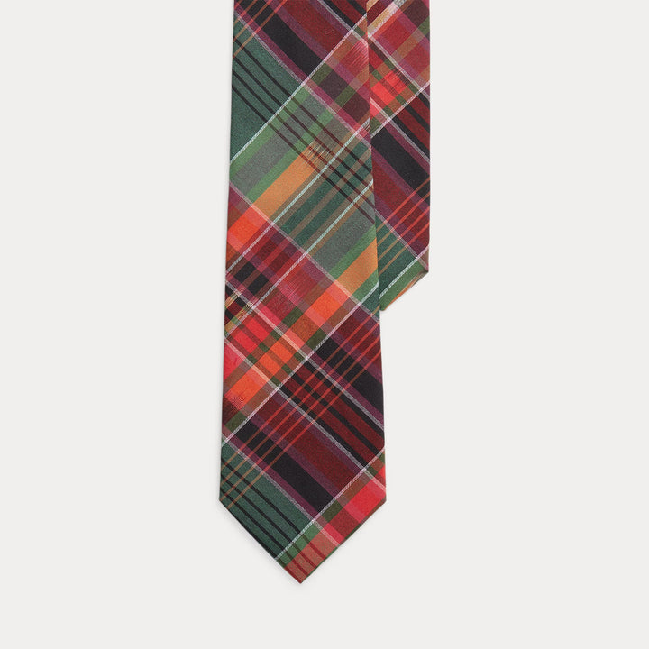 Ralph Lauren Plaid Cotton Tie