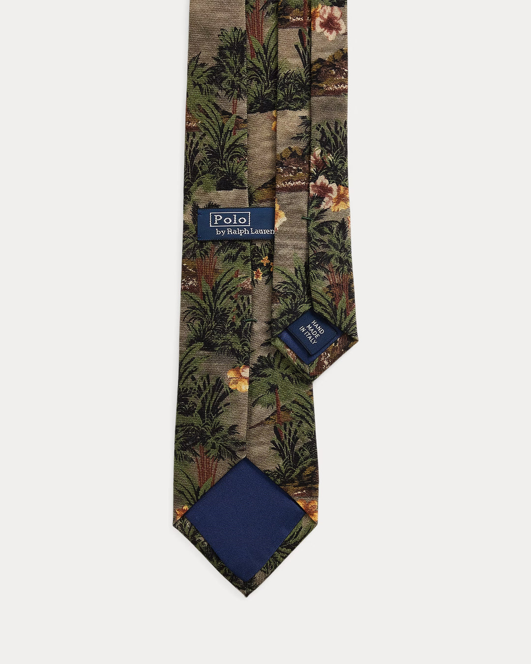 Ralph Lauren Island-Print Wool Tie