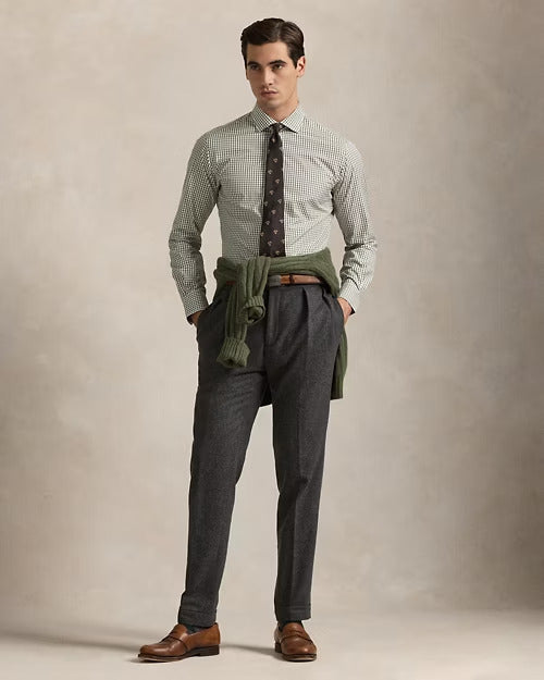 Ralph Lauren Custom Fit Tattersall Poplin Shirt