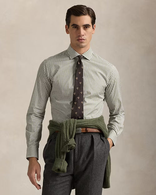 Ralph Lauren Custom Fit Tattersall Poplin Shirt