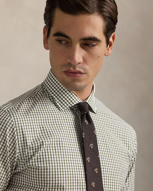 Ralph Lauren Custom Fit Tattersall Poplin Shirt