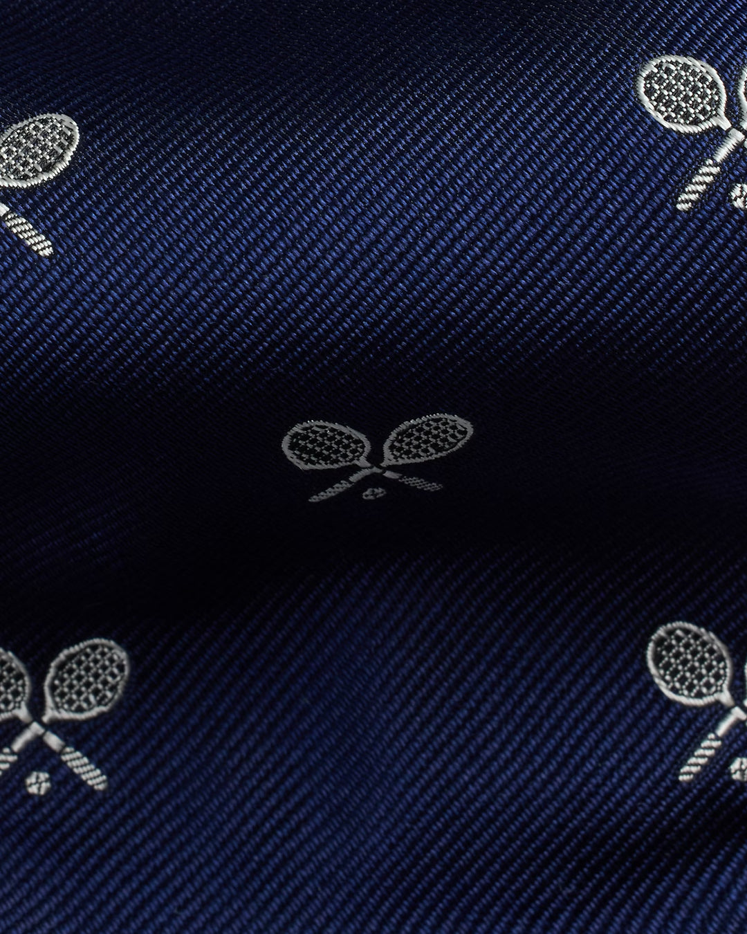 Ralph Lauren Tennis-Racquet Silk Repp Tie