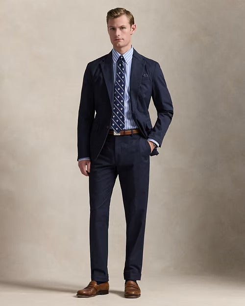 Ralph Lauren Custom Fit Striped Pinpoint Oxford Shirt