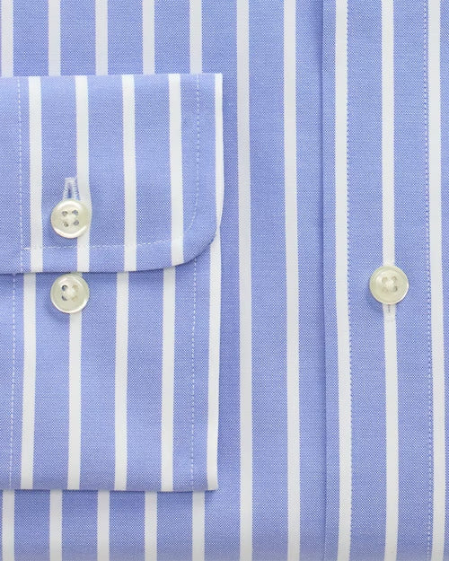 Ralph Lauren Custom Fit Striped Pinpoint Oxford Shirt
