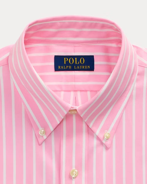 Ralph Lauren Custom Fit Striped Pinpoint Oxford Shirt