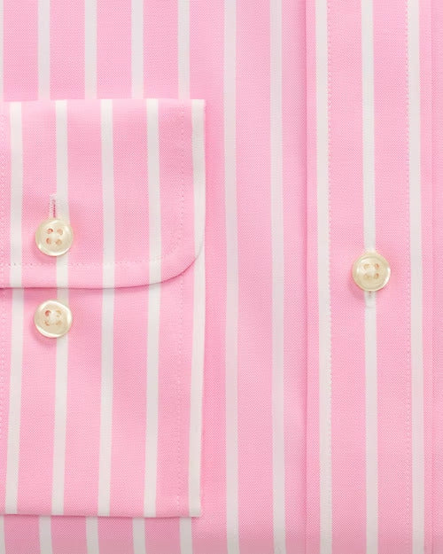 Ralph Lauren Custom Fit Striped Pinpoint Oxford Shirt