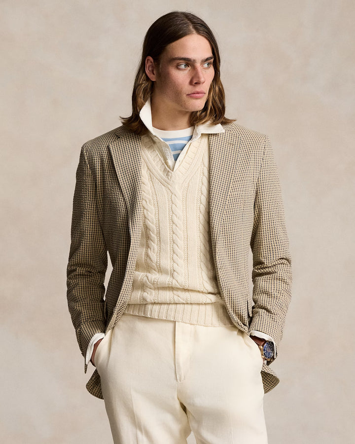 Ralph Lauren Polo Soft Tailored Seersucker Sport Coat