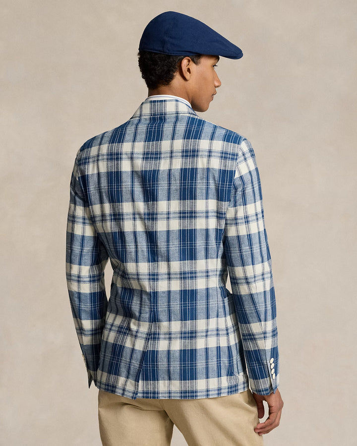 Ralph Lauren Polo Soft Tailored Plaid Suit Jacket