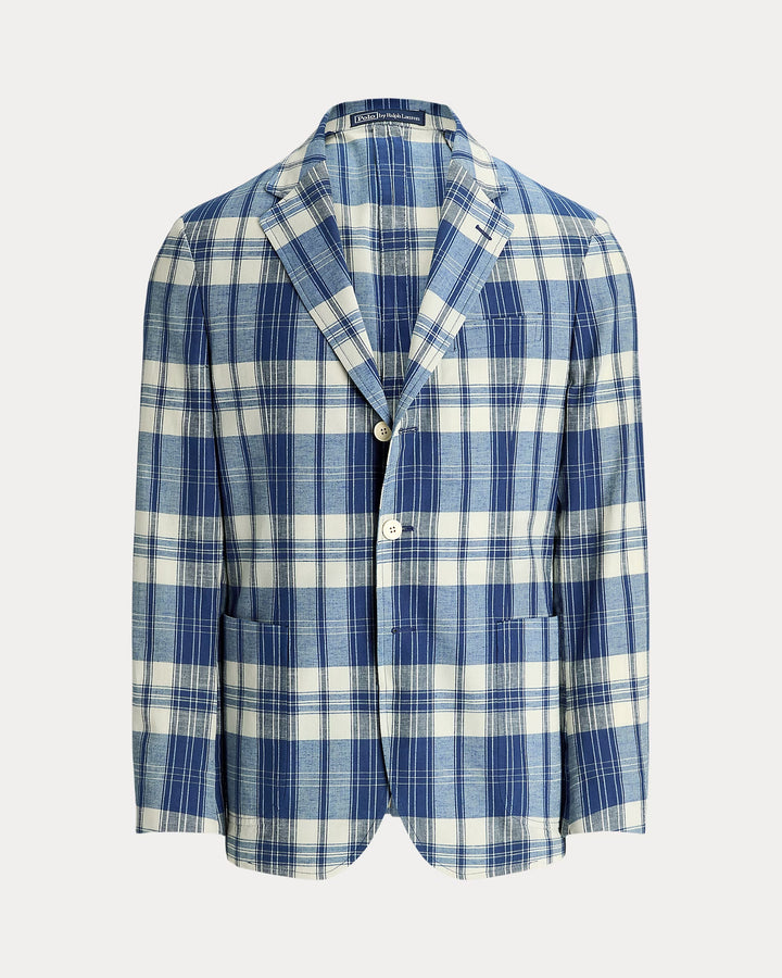 Ralph Lauren Polo Soft Tailored Plaid Suit Jacket