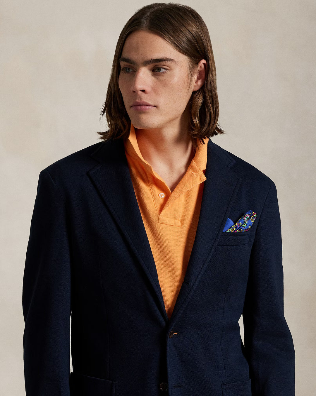 Ralph Lauren Polo Soft Tailored Knit Mesh Suit Jacket