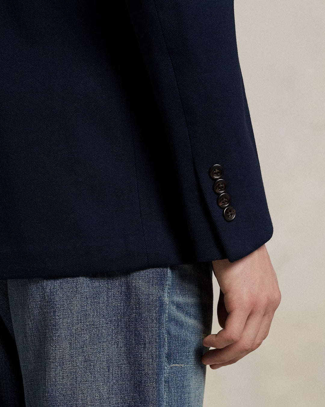 Ralph Lauren Polo Soft Tailored Knit Mesh Suit Jacket