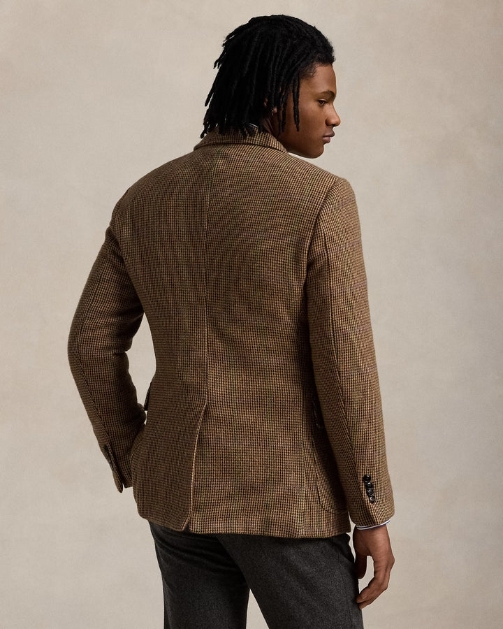 Ralph Lauren Polo Tailored Plaid Tick-Weave Jacket