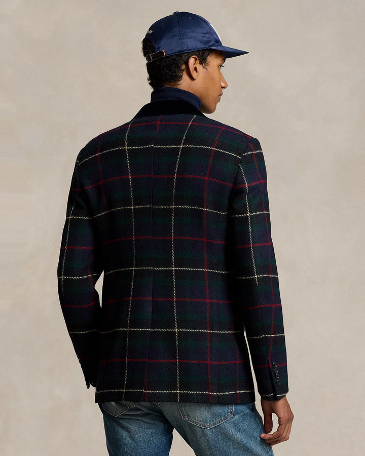 Ralph Lauren Polo Tailored Plaid Wool Suit Jacket