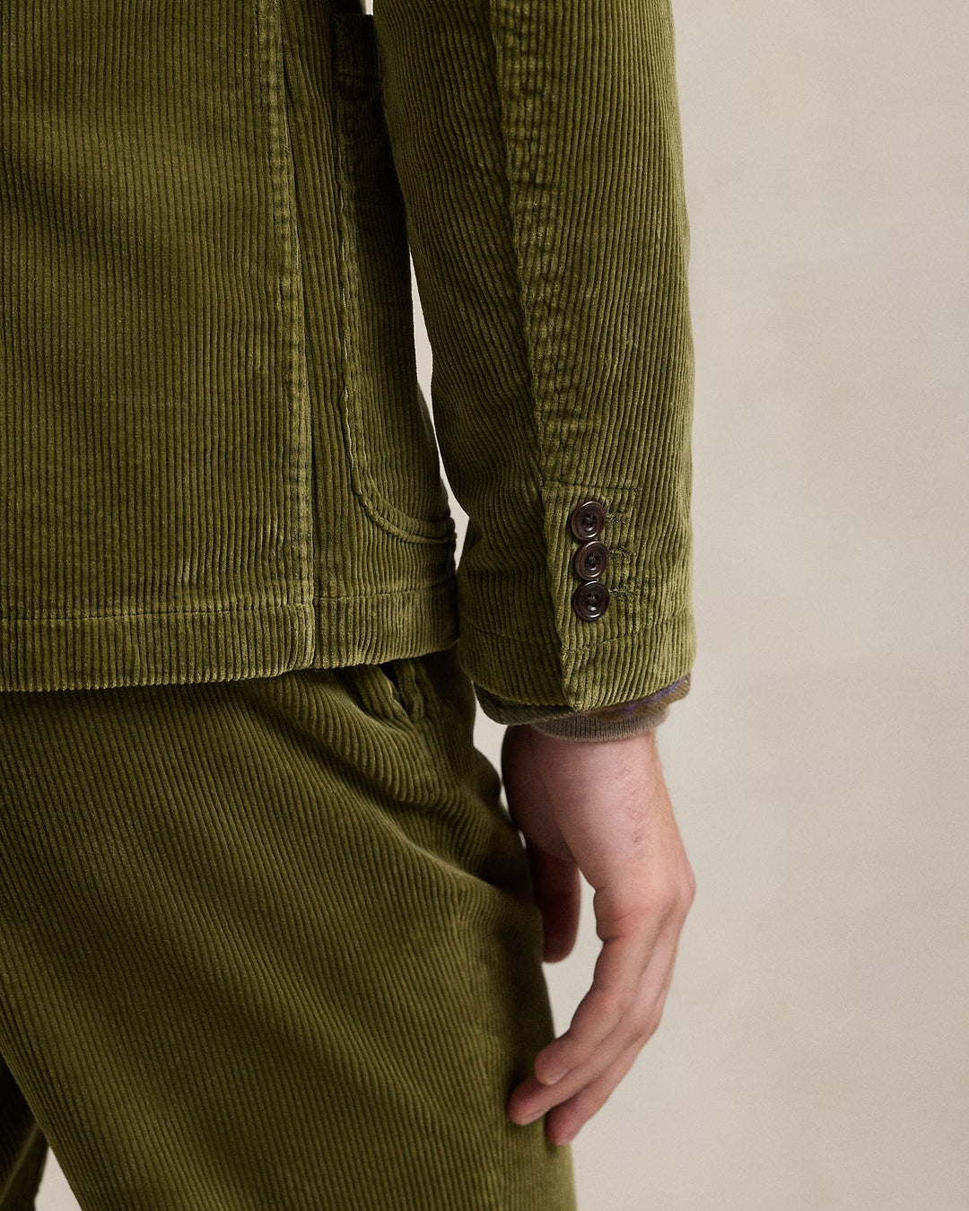 Ralph Lauren Modern Stretch Corduroy Suit Jacket