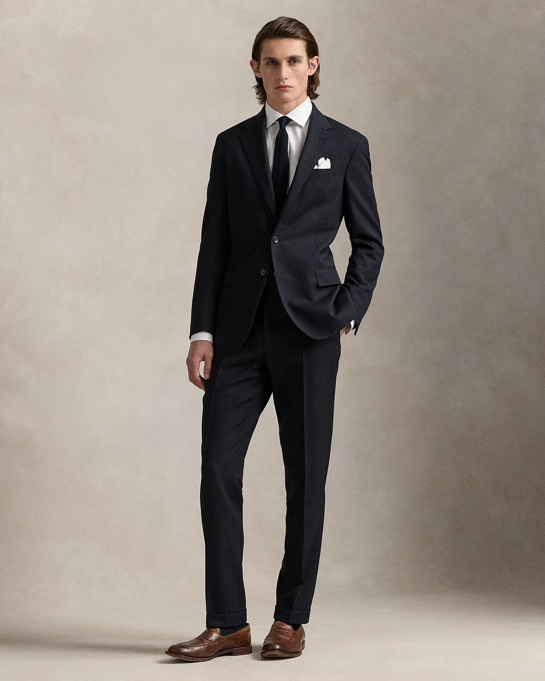 Ralph Lauren Polo Tailored Pinstripe Wool-Cotton Suit
