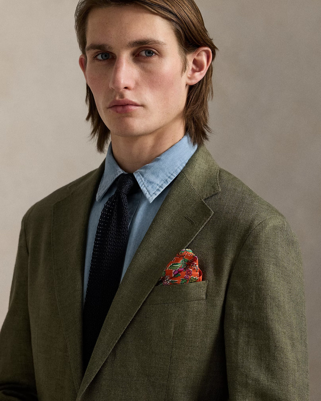 Ralph Lauren Polo Soft Tailored Herringbone Suit