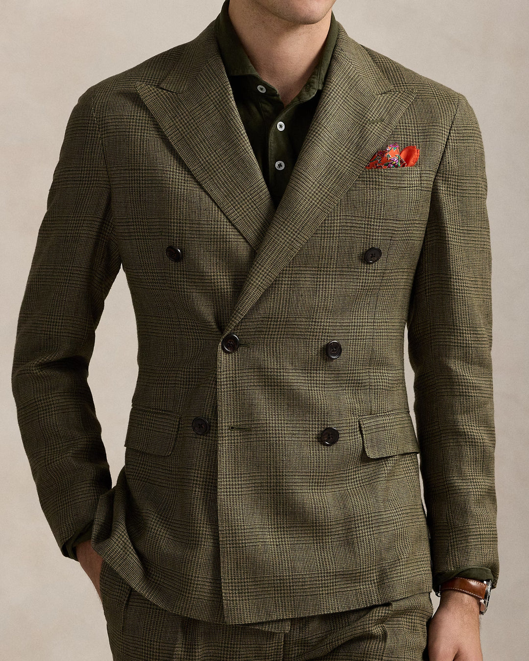 Ralph Lauren Polo Soft Tailored Glen Plaid Suit