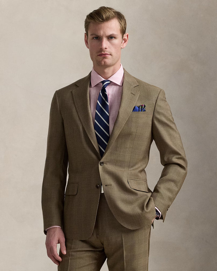 Ralph Lauren Polo Tailored Glen Plaid Wool Suit