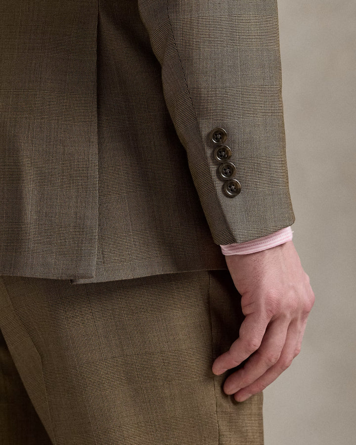 Ralph Lauren Polo Tailored Glen Plaid Wool Suit
