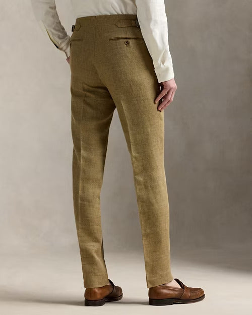 Ralph Lauren Linen-Silk Suit Trouser