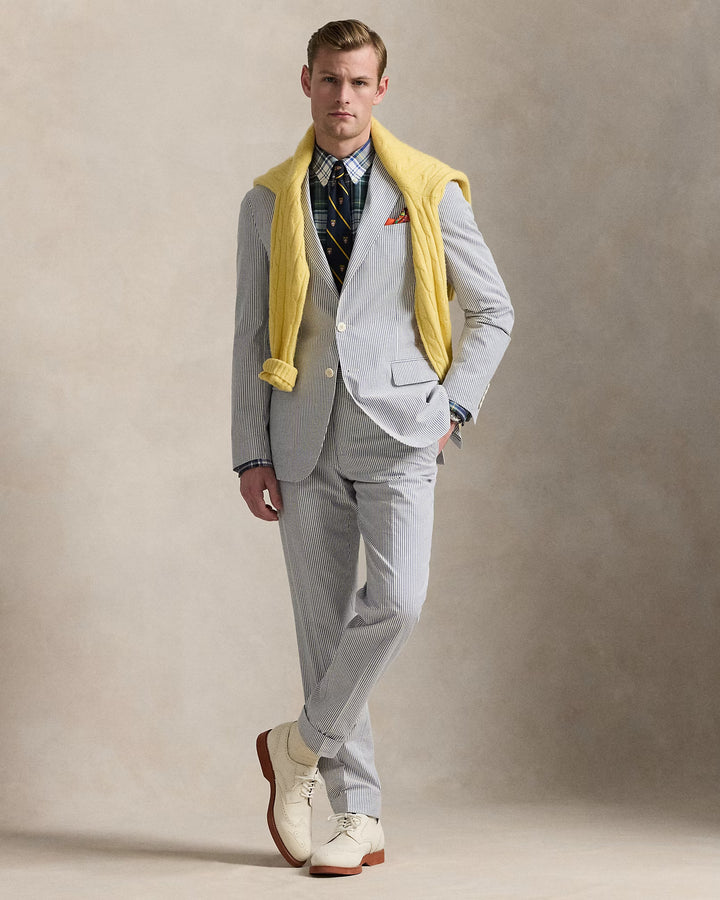 Ralph Lauren Polo Soft Tailored Seersucker Jacket