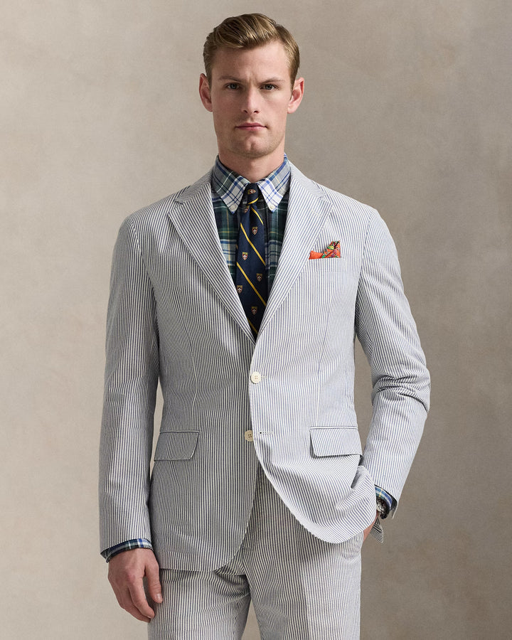 Ralph Lauren Polo Soft Tailored Seersucker Jacket