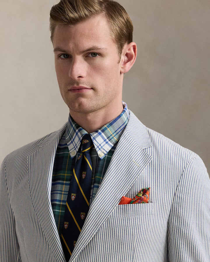 Ralph Lauren Polo Soft Tailored Seersucker Jacket