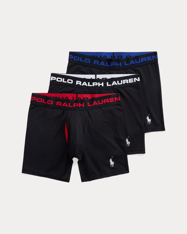 Ralph Lauren Perfect Pouch Mesh Boxer Brief 3-Pack