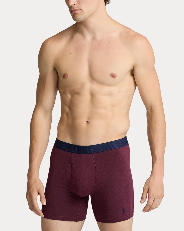 Ralph Lauren Stretch Cotton Boxer Brief 3-Pack