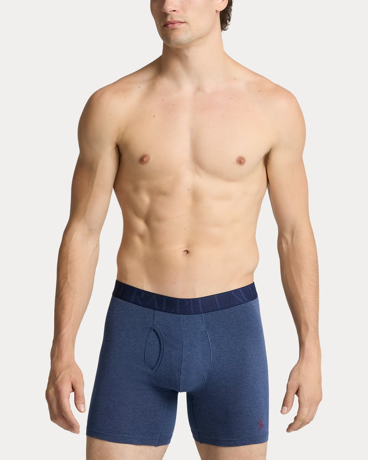 Ralph Lauren Stretch Cotton Boxer Brief 3-Pack