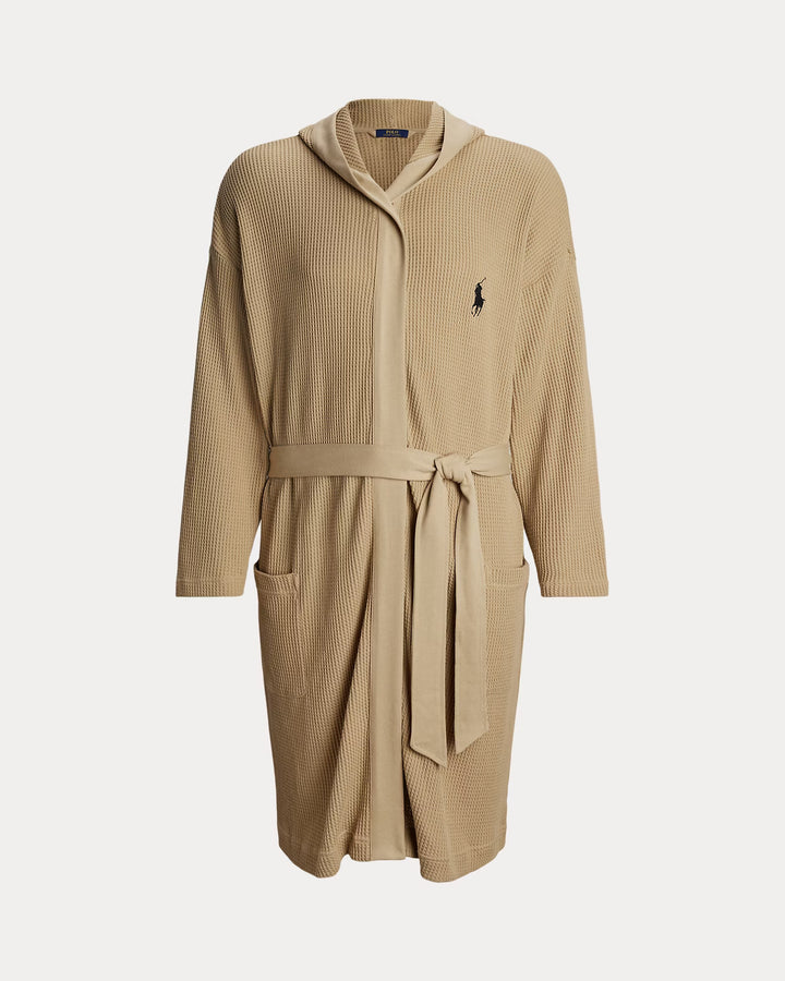Ralph Lauren Thermal-Knit Hooded Robe