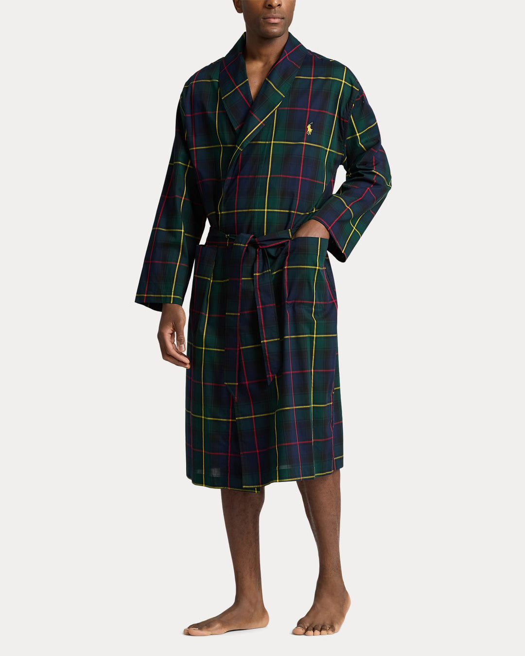 Ralph Lauren Plaid Cotton Robe