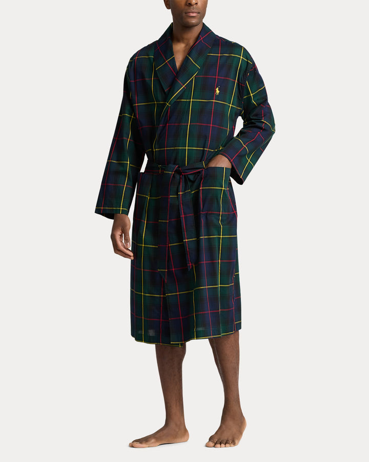 Ralph Lauren Plaid Cotton Robe