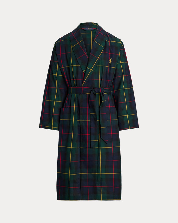 Ralph Lauren Plaid Cotton Robe