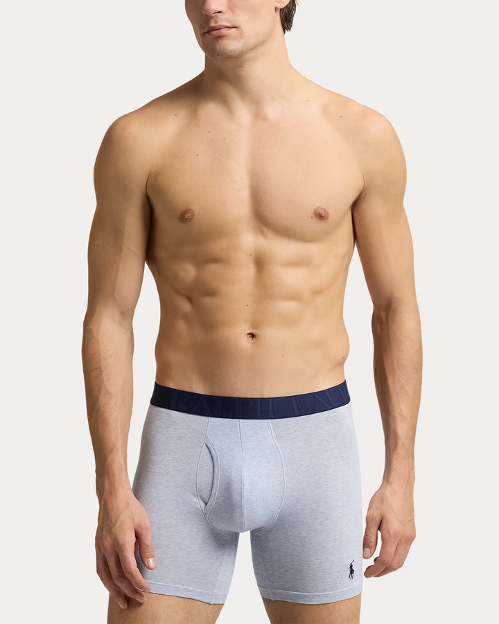 Ralph Lauren Stretch Cotton Boxer Brief 3-Pack
