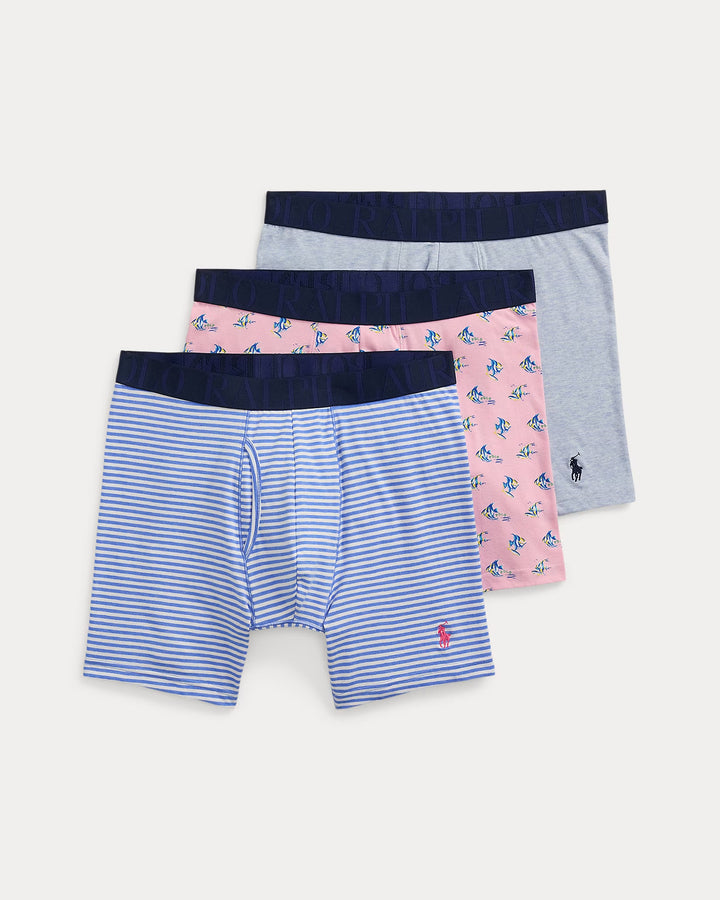 Ralph Lauren Stretch Cotton Boxer Brief 3-Pack