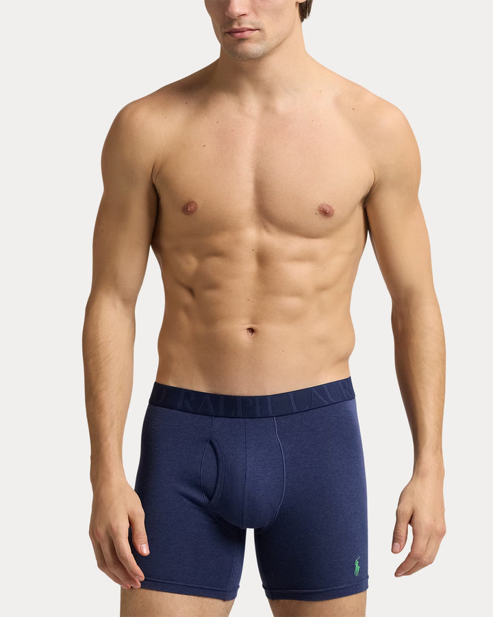 Ralph Lauren Stretch Cotton Boxer Brief 3-Pack