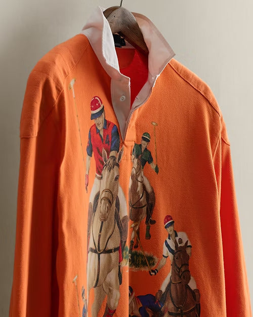 Ralph Lauren 2005 Five Horsemen Rugby Shirt - Size L