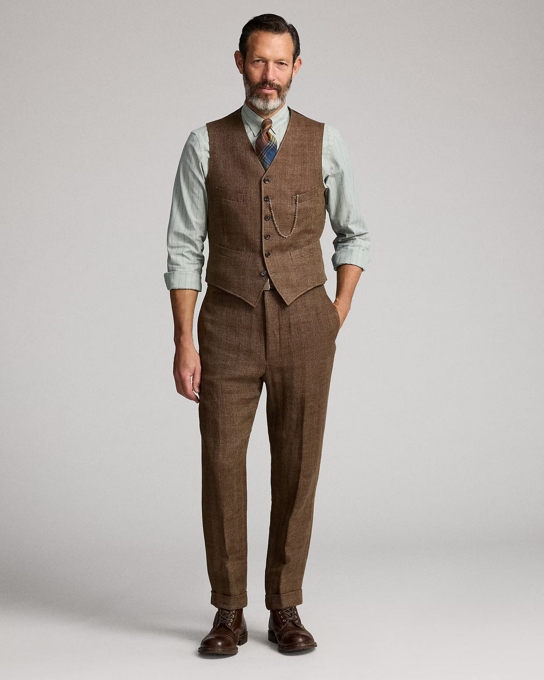 Ralph Lauren Slim Fit Striped Dobby Shirt