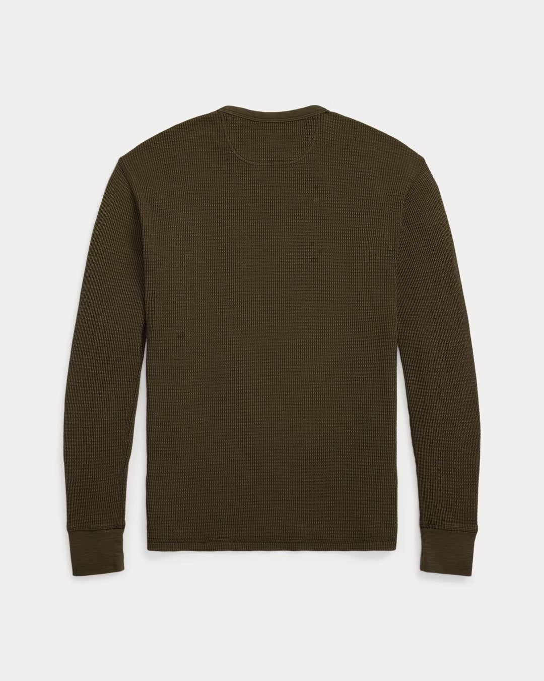 Ralph Lauren Garment-Dyed Waffle-Knit Crewneck