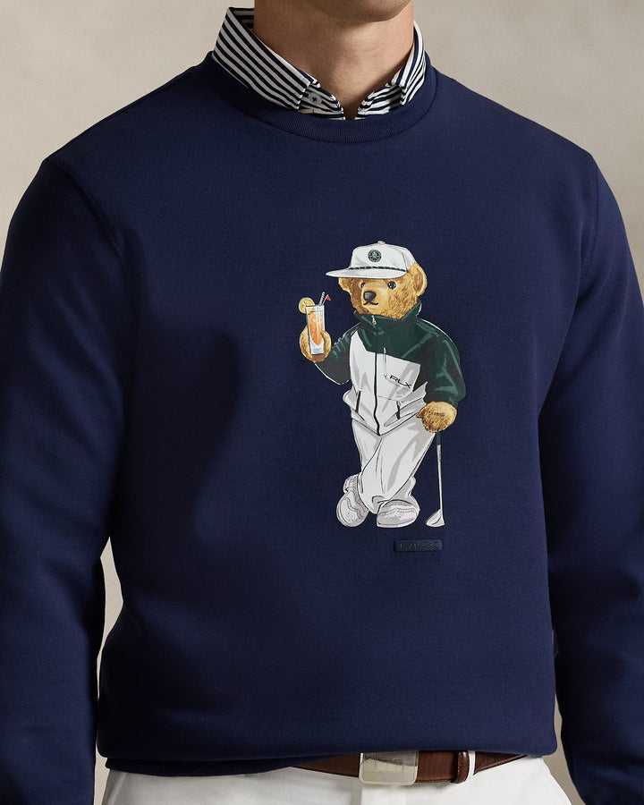 Ralph Lauren Classic Polo Bear Double-Knit Sweatshirt