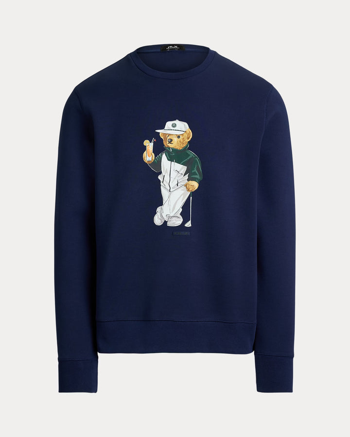 Ralph Lauren Classic Polo Bear Double-Knit Sweatshirt