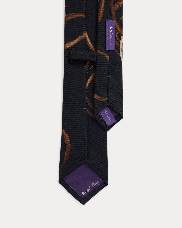 Ralph Lauren Equestrian Cashmere-Silk Tie