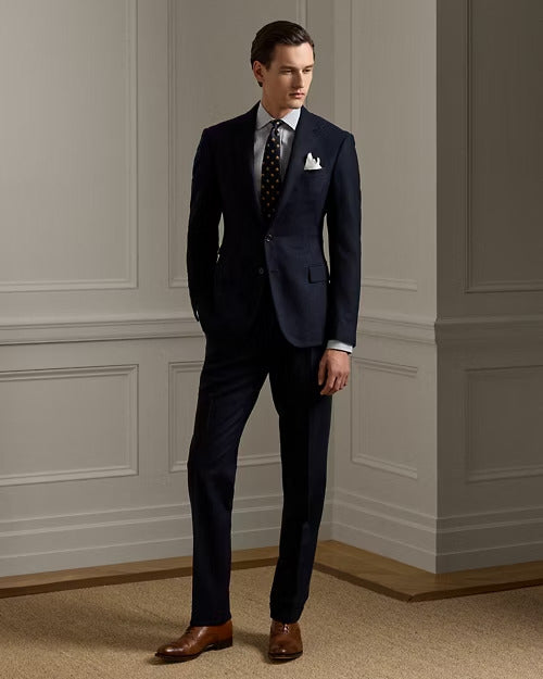 Ralph Lauren Gregory Hand-Tailored Flannel Trouser