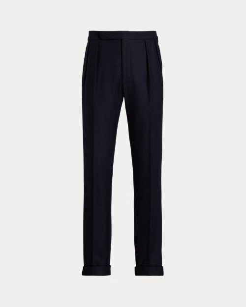 Ralph Lauren Gregory Hand-Tailored Flannel Trouser