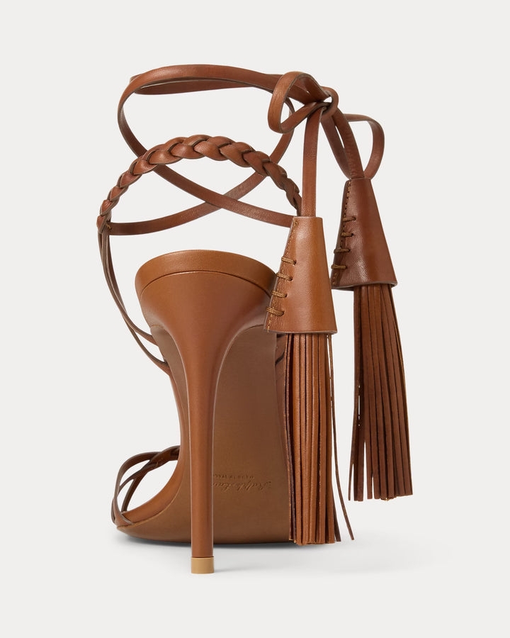 Ralph Lauren Alexandrea 100 MM Burnished Sandal