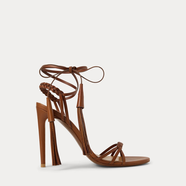 Ralph Lauren Alexandrea 100 MM Burnished Sandal
