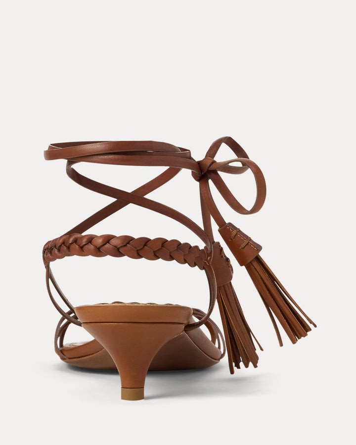 Ralph Lauren Alexandrea 35 MM Burnished Sandal